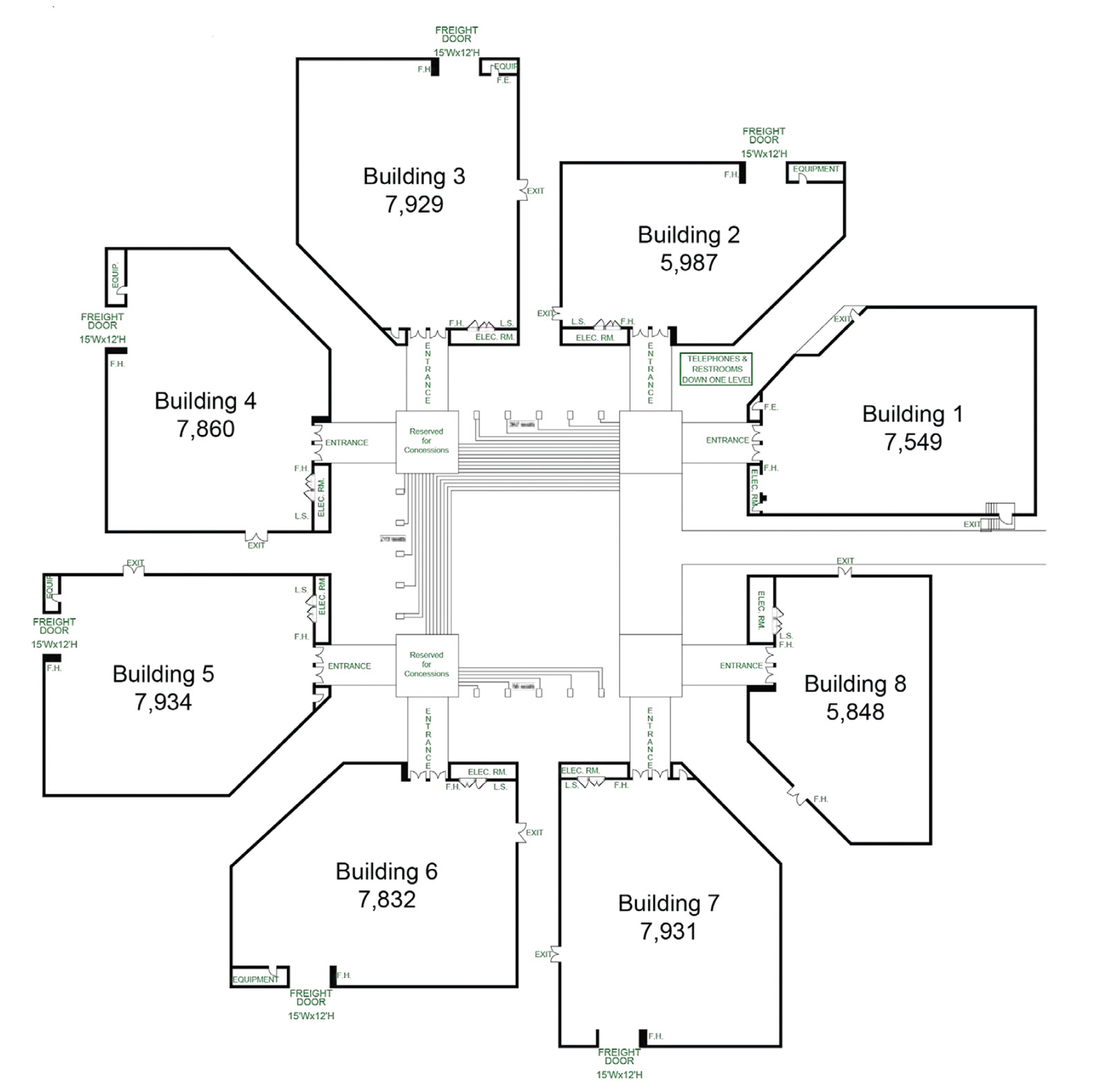 Expo Center Floorplan