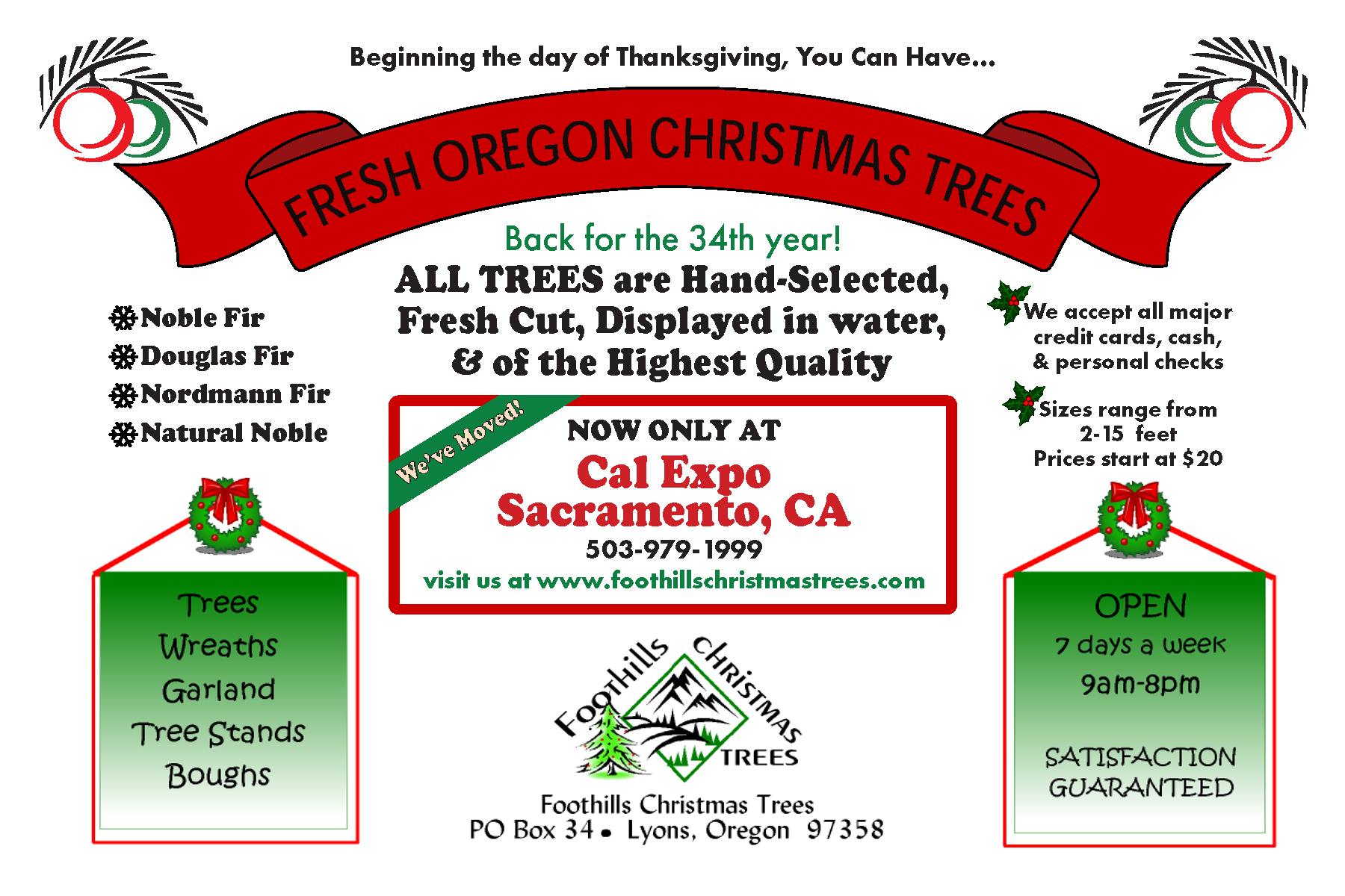 Foothills Christmas Trees